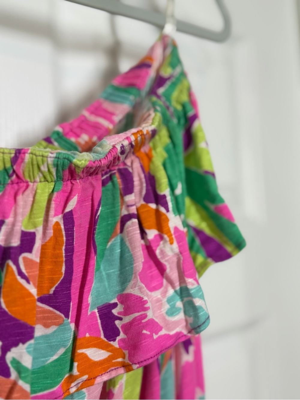 Lilly Pulitzer Strapless Tropical Print Maxi Dress Size L - Picture 5 of 10